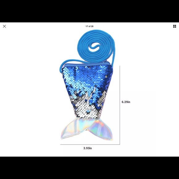 2 for15 New cute little mermaid purse - Picture 5 of 8